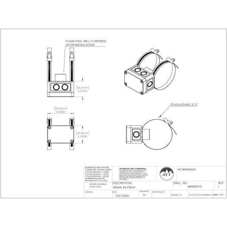 Aci 10KIII strap on sensor 2-10in Pipe A/AN-S10-GD