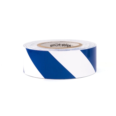 Smart Stripe Smart Stripe Hazard Floor Tape, Vinyl film, 1 in W., 100 ft L., 4 mil Thickness SSH174