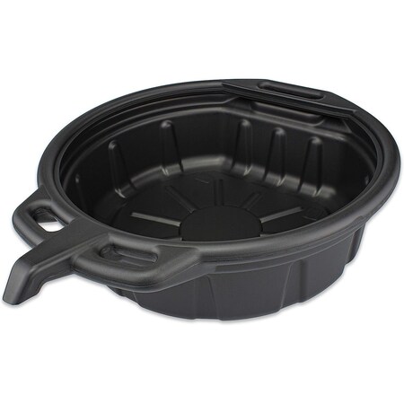 Neiko Oil Drain Pan, Black Plastic Anti Splash, Motor Oil Drip Catcher Pan, 2 Gallon (8L) Capacity 20762A