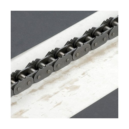 Tsubaki Left Hand Sticker chain, 100 ft OAL, 1/2 P, 0.312 Dia x 0.312 in W Roller 40STKD32LLH100