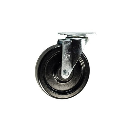 Service Caster 6 Inch Phenolic Wheel Swivel Top Plate Caster SCC-20S615-PHS