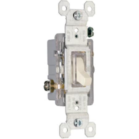 Yhior 660LASLGCC10 Single Pole Toggle Switch, Light Almond YH570280