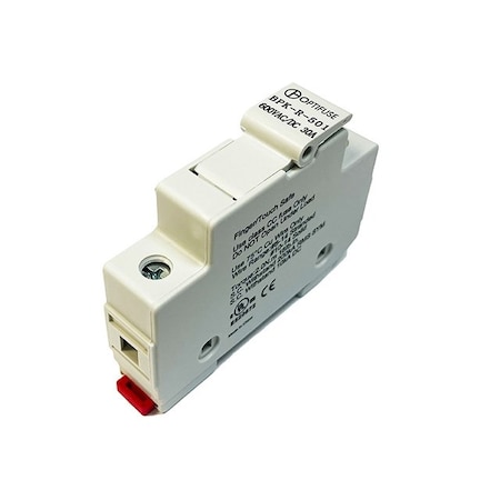 Optifuse Fuse Block, 3 Poles, 30A Amp Range, 600V AC/600V DC Volt Rating BPK-R-501
