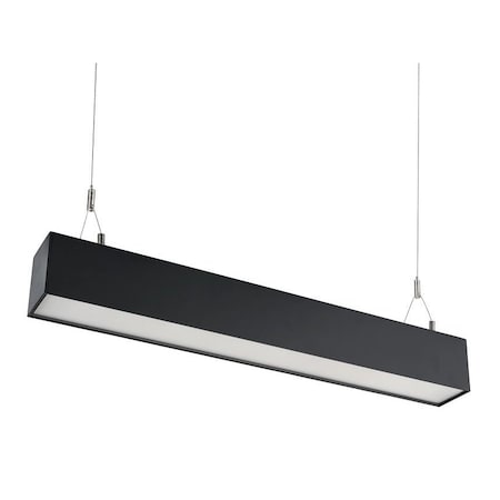 Keystone Linear Arch Fixture with Direct & Indirect Lighting | 2ft | Power and Color Selectable| Black | 0-10 KT-LALED20PS-2A-8CSF-VDIM-B