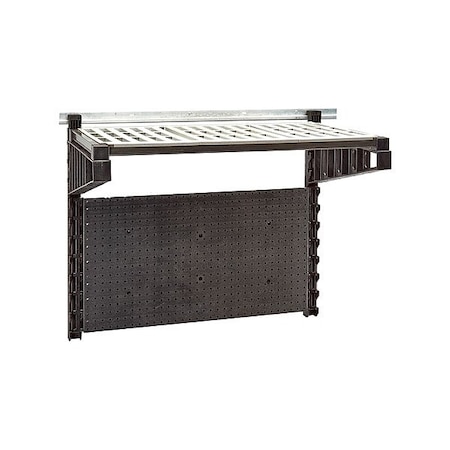 Cambro Task Station Kit, 36 in L, Black EWS36TASK110