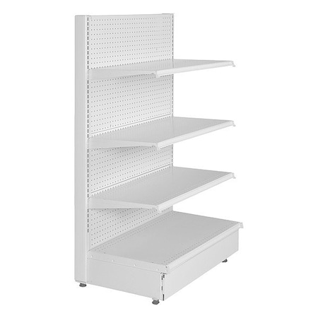 Specialty Store Services Add-On Unit, Wht, 54 in H, 50 in W 1358W