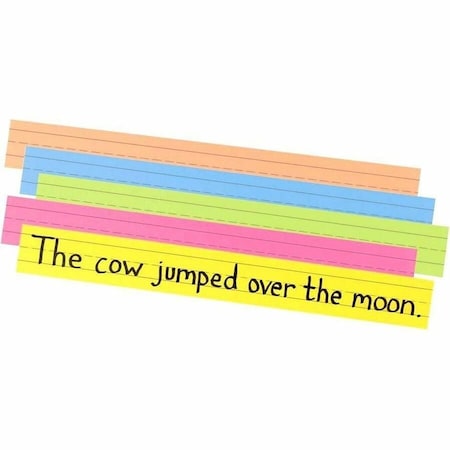 Pacon Sentence Strips, 3 x 24, Bright Colors, PK200 P1733