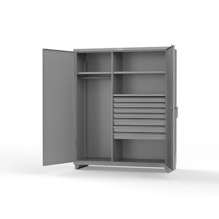 Strong Hold ABS Top Shop Table with Keylock Drawers T6036-4DB-KL-ABS