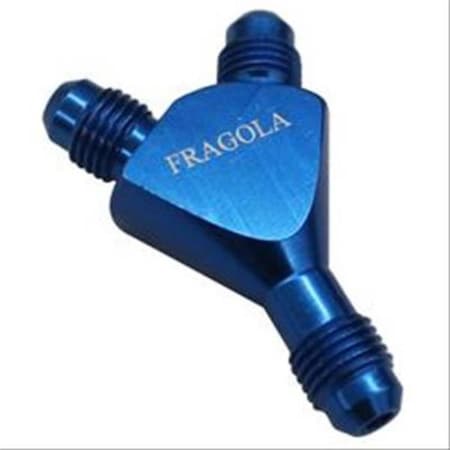 Fragola 10An Performance Male Systems Y-Fittings, Black FRG900610-BL