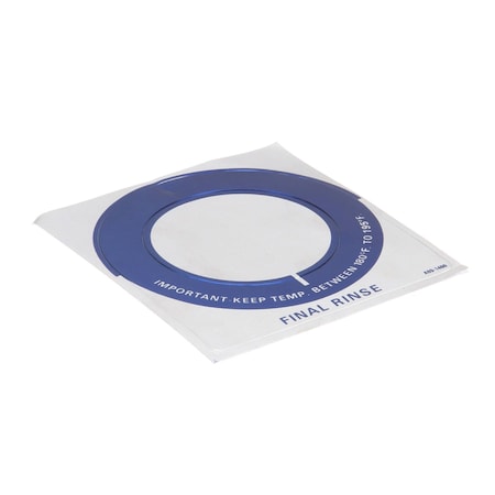 Stero Dishwasher Temperature Guage, DCL, Final Rinse, Blue 0A-691460