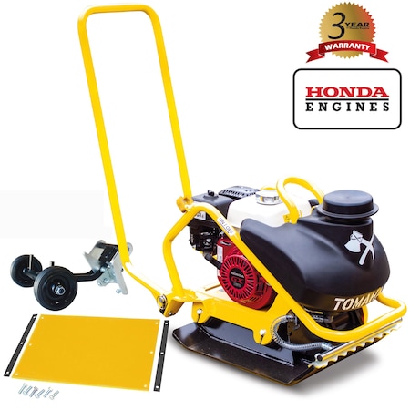 Tomahawk Power 5.5 HP Honda Vibratory Plate Compactor Tamper TPC90H + TPC90H-WHEELS