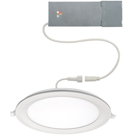 Eti DLLP-NL Series Downlight with Nightlight, 22.06 W, 120 V, LED Lamp, Aluminum 53829102
