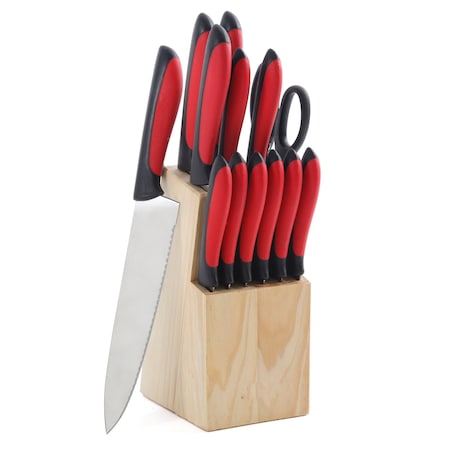 Megachef 14 Piece Cutlery Set in Red MC-C51000