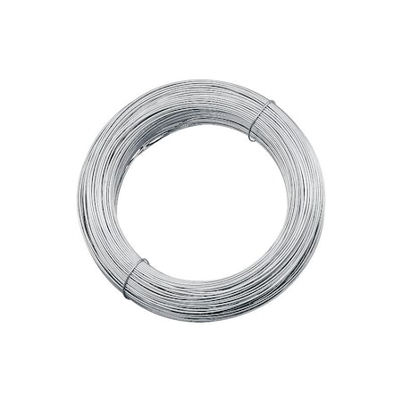 National Hardware V2568 Series Wire, 0.023 in Dia, 250 ft L, 24 Gauge, 10 lb Working Load, Galvanized Steel N264-804
