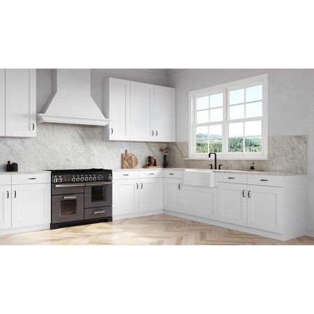 Designperfect 3 3/4'' Center-to-Center Barrel Pull DPA-T963BLK