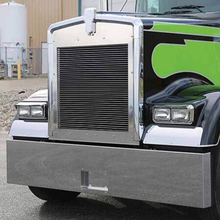 Ilc Repl. For Freightliner Flt Cabover Year 1993 22In Stainless Stl Texas Boxed End Bumper Blind M WZ-ES32-S