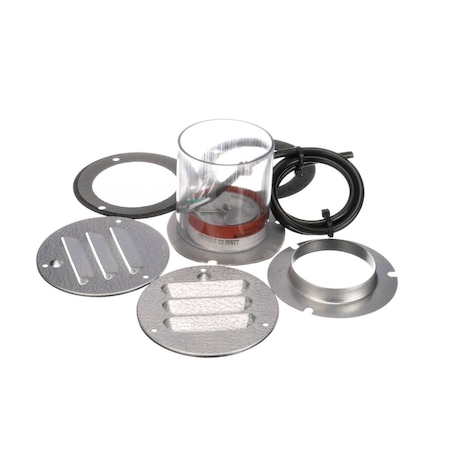 Kason Pressure Relief Port, Heated Vent, 120V, 23W, 5 3/32in, Walk-In 1830-000004