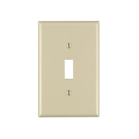 Spark Ivory Toggle 1 Gang Wallplate SP3310924