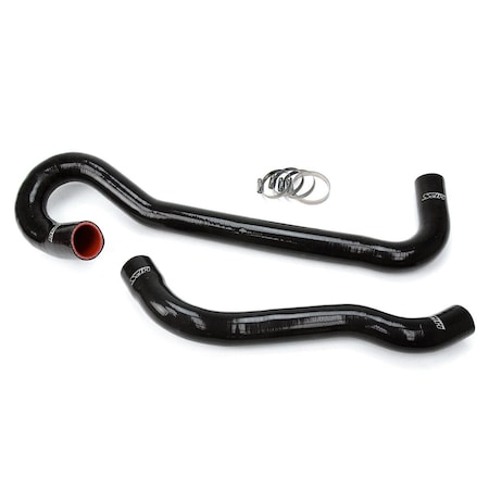 Hps Performance High Temp Reinforced Silicone Radiator Coolant Hose Kit, Black, 57-1704-BLK