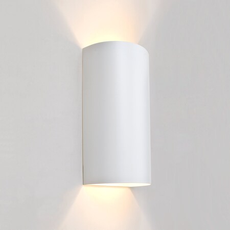 Besa Lighting Besa Zoro Sconce, White Finish, 2x11W LED ZORO-LED-WH