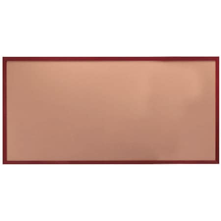 Aarco Architectural High Performance Cherry Wood Grained Look Al Trim Bulletin Board, 48H''x96''W DBW4896