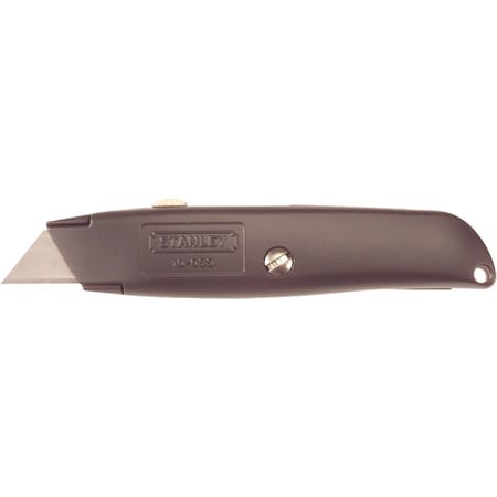 Stanley 6 in. General Purpose Metal Retractable Utility Knife with 3 Replacement Blades 10-099