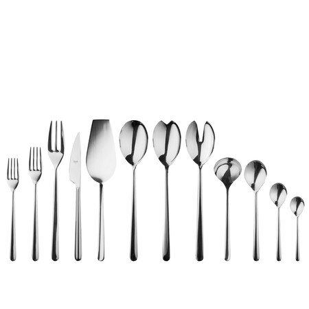 Mepra Linea Flatware Set - 67 Pieces - Stainless Steel 104822067
