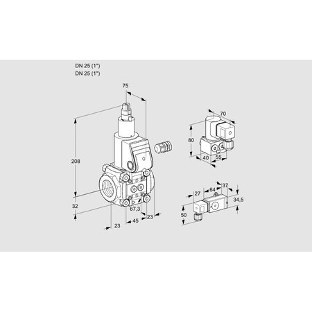 Honeywell Kromschroder VAS125R/LW KS88014584