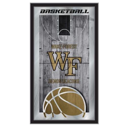 Holland Bar Stool Co Wake Forest 15" x 26" Basketball Mirror MBsktWakeFr