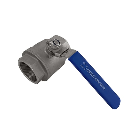 Discover 2-1/2 in. 316 Stainless Steel Ball Valve Full-Port 1000 PSI 100097