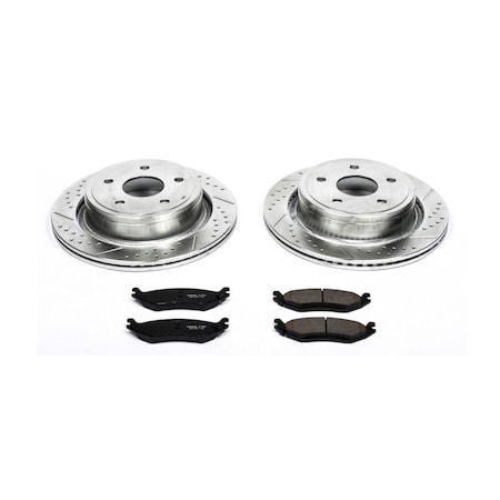 Powerstop REAR 1 CLICK BRAKE KIT W/ HARDWARE K2172