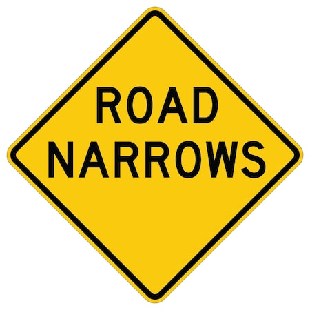 Sign Solutions Usa Traffic Sign, 36 in Width, Aluminum Sign, Diamond DUS06DFY3636W5-1