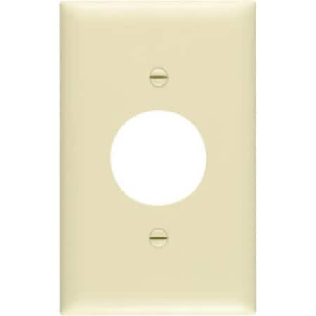Legrand TradeMaster TP Series Wallplate, Single, 4.6875 in L, 2.937 in W, Standard, 1-Gang, Nylon TP7ICC30