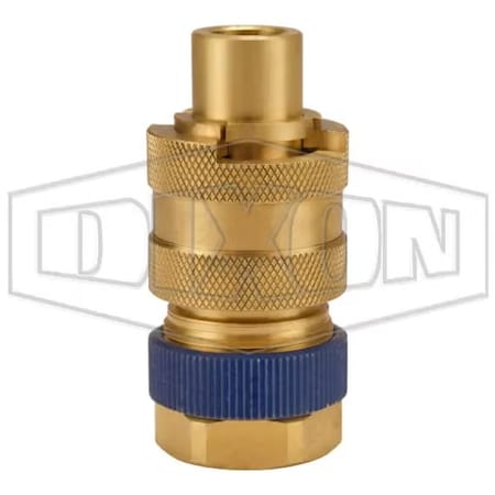 Dixon BOWES NIPPLE, 1/2-14 NPTF, LS BRASS N4F4-B-LS