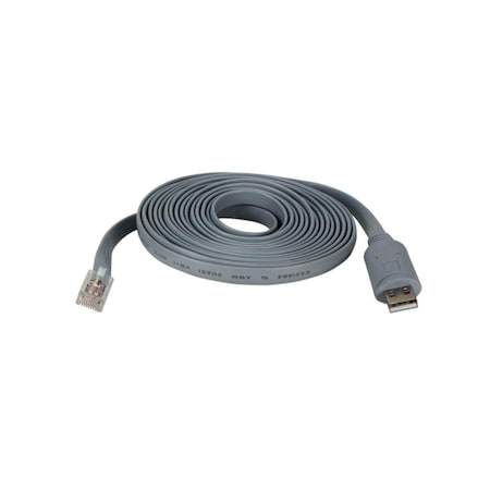Qvs USB to RJ45 Cisco RS232 Serial Rollover Cable UR-2000M2-RJ45B