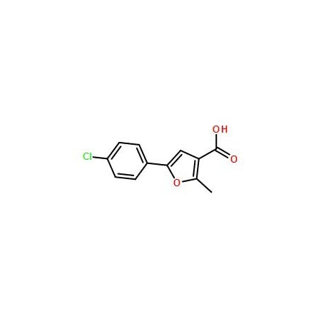 Ak Scientific 5-(4-Chlorophenyl)-2-methylfuran-3-carboxylic acid (250mg), CAS 111787-89-4 2103AA-250mg