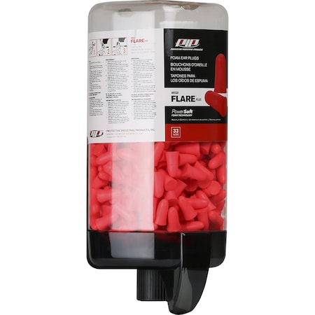 Pip Prefilled Mega Flare Plus Ear Plug Refill Canister 33 NRR-400 Pairs 267-HPDR910-400
