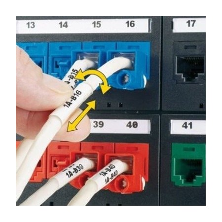 Panduit Turn-Tell 100 Label Cassette, 1x1.25 R100X125V1C