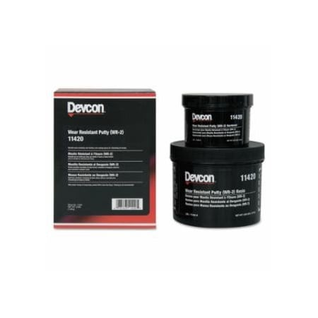 Devcon Wear Resistant Putty WR-2, 3 lb, Kit, Dark Gray 230-11420