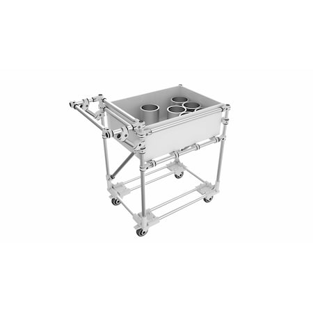 Trilogiq Single Level Bin Cart . 109-5