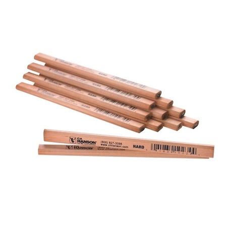 C.H. Hanson 10234 Hard Carpenter Pencil, 12PK 2020097