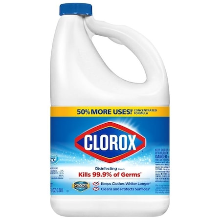 Clorox Concentrated Bleach, 121 oz, Liquid, Regular 32424
