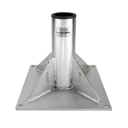Oz Lifting Products Stainless Steel Pedestal Base for OZ1200DAV Davit Crane OZPED1-SS