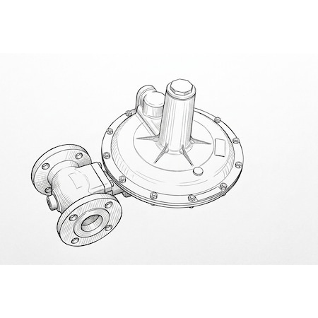Sensus-Gas 2"FLANGED 3/4" ORIF 6-14"GRN 243-12-IRV-2F