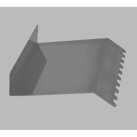 Globe Panini Scraper Small Grooved Metal Scraper For Cleaning SMALL-SCRAPER