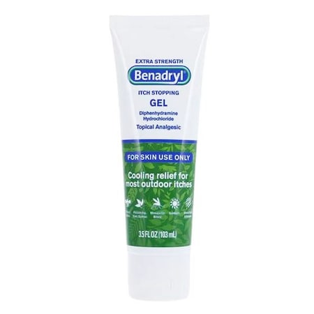 Benadryl Itch Stopping Gel, 3.5oz Tube 12547017157