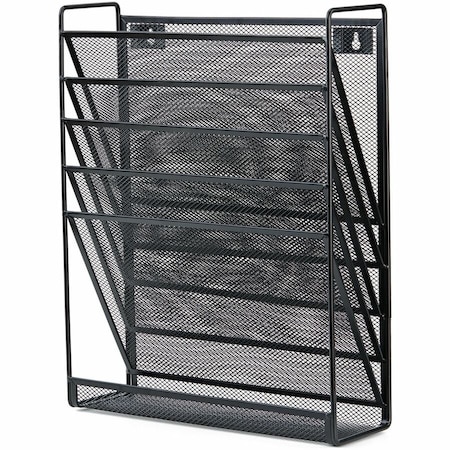 Lorell Wall File, Black, Metal Mesh LLR95280