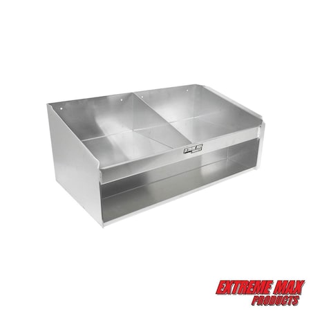 Extreme Max 5001.6038 Double Helmet Bay Cabinet Organizer Enclosed Race Trailer Shop Garage Storage 5001.6038