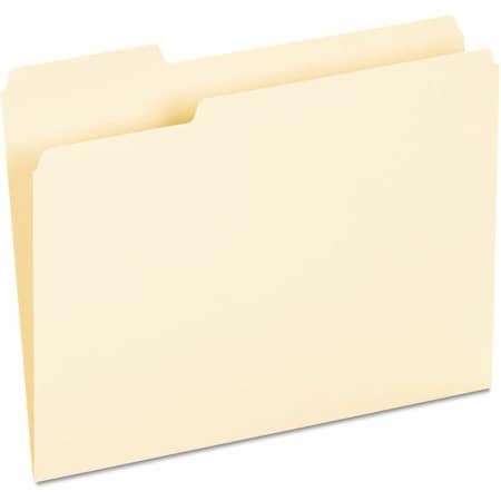 Universal Recycled Interior File Folders, 1/3 Cut Top Tab, Letter, Manila, 100/Box 12213