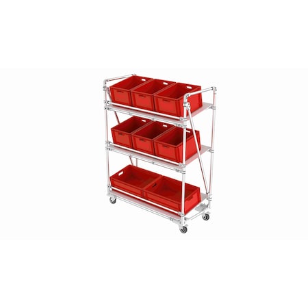 Trilogiq 3-Level Mobile Stand. 21065-01